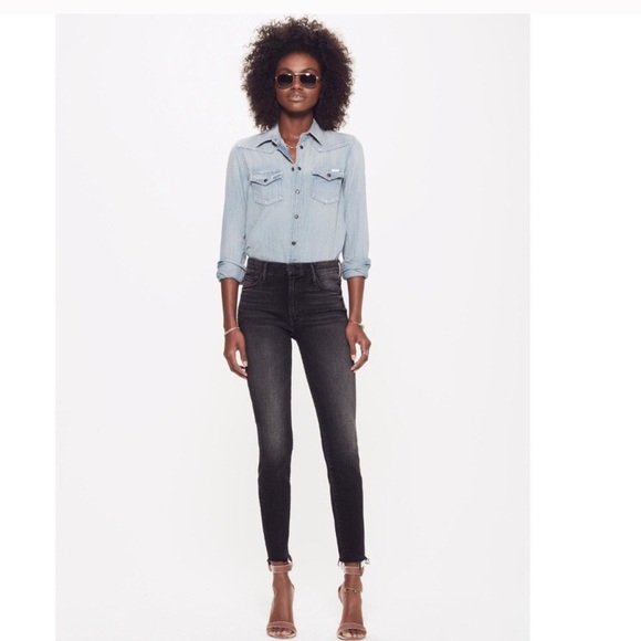 MOTHER Denim - NWT Mother High Waisted Looked Ankle Fray Jeans